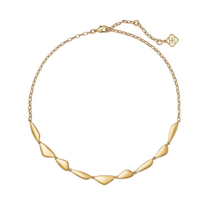 Kendra Scott Kira Collar Necklace in Vintage Gold