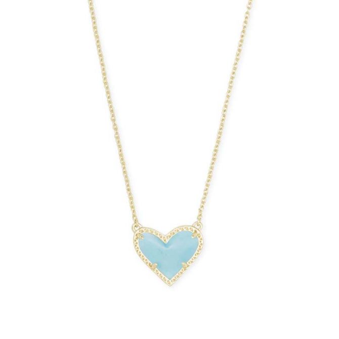 Elisa Sterling Silver Pendant Necklace in Genuine Turquoise | Kendra Scott