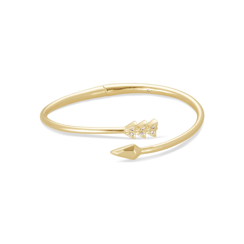 Kendra Scott Zoey Bangle Bracelet in Gold Tone