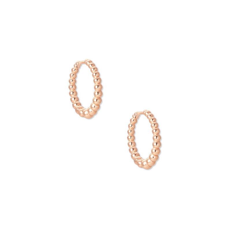 Kendra Scott Josie Huggie Earrings in Rose Gold Tone