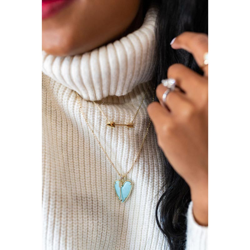 Kendra Scott Zoey Pendant Necklace in Gold Tone