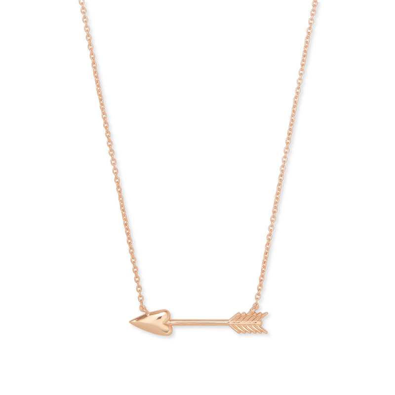 Kendra Scott Zoey Pendant Necklace in Rose Gold Tone
