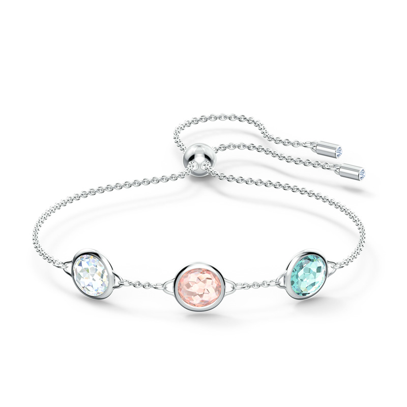 Swarovski Tahlia Bracelet, Multicolored and Silver Tone