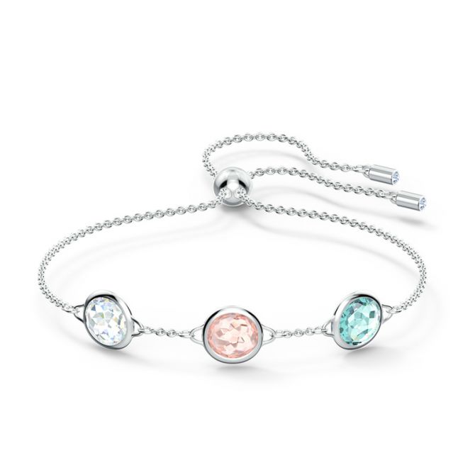 Swarovski Tahlia Bracelet, Multicolored and Silver Tone