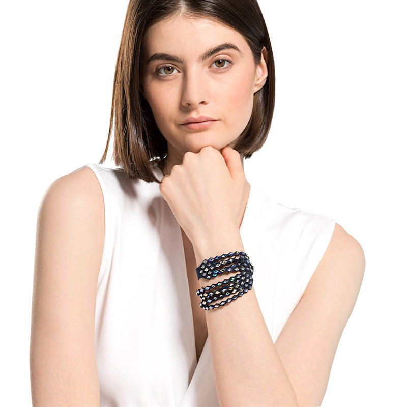 Swarovski Power Collection Navy Bracelet, Blue