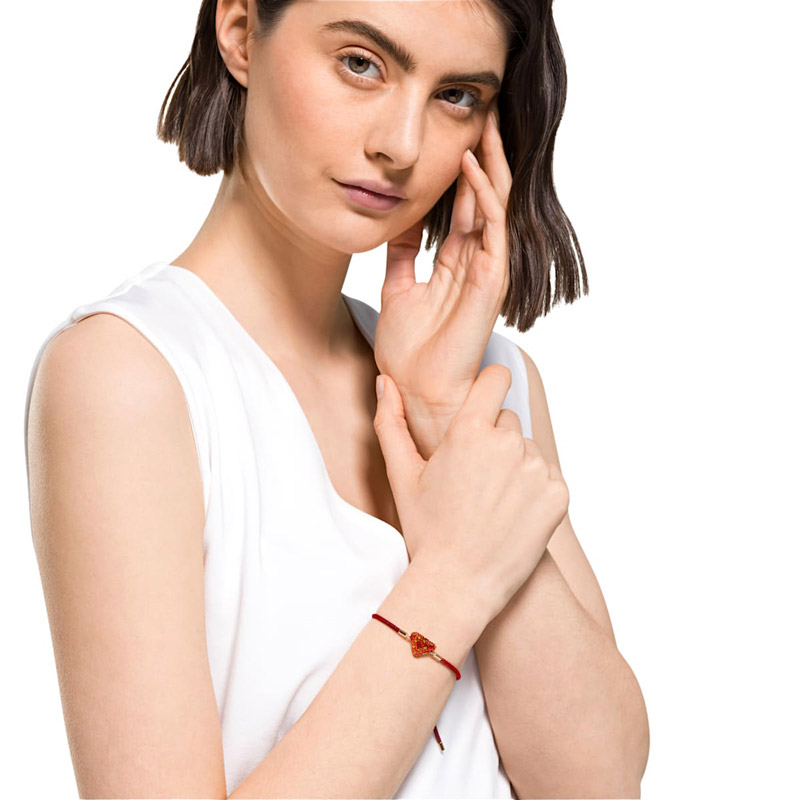 Swarovski Power Collection Fire Element Bracelet, Red and Gold Tone