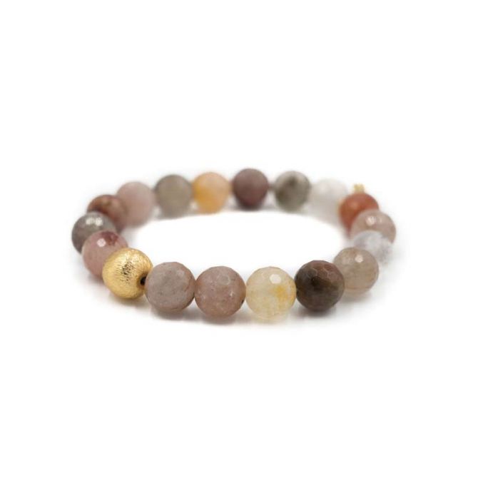 Hazen & Co Brooke Bracelet, Peach Moonstone