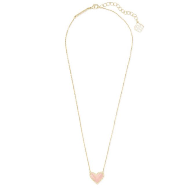 Kendra Scott Ari Heart Gold Pendant 