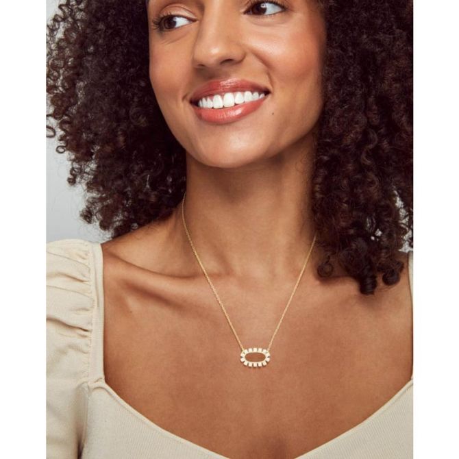 Kendra scott shop open frame necklace