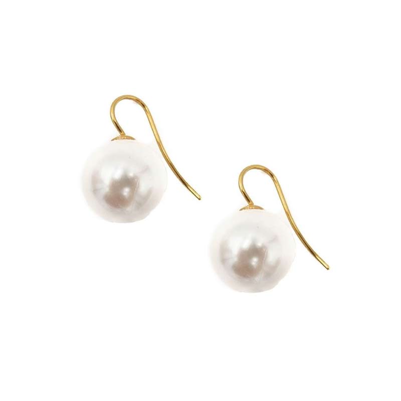 Hazen & Co Natalie Earring, White