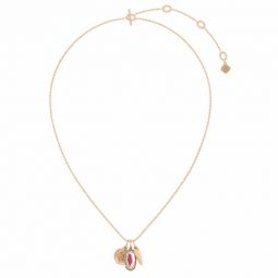 Image for Kendra Scott Dira Coin Rose Gold Tone Charm in Dichroic Glass