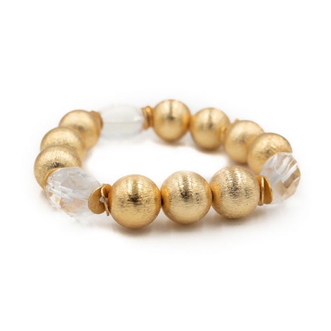 Hazen & Co Madison Bracelet, Clear Quartz