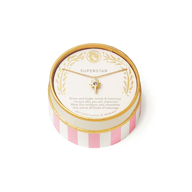 Spartina 449 Celebrate Superstar Gold Tone Necklace, 18