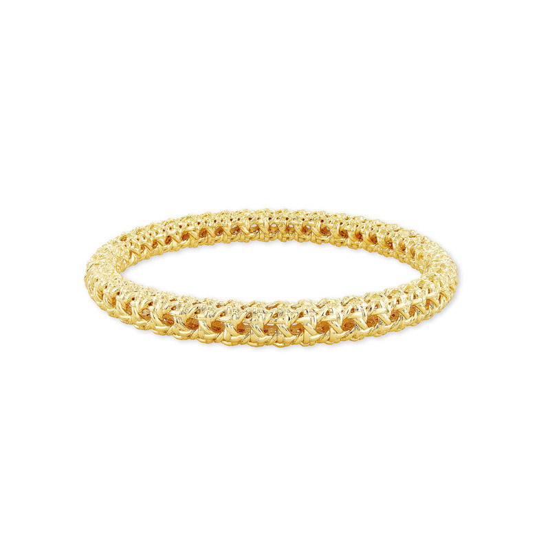 Kendra Scott Natalie Hinge Bracelet in Gold Tone, M/L