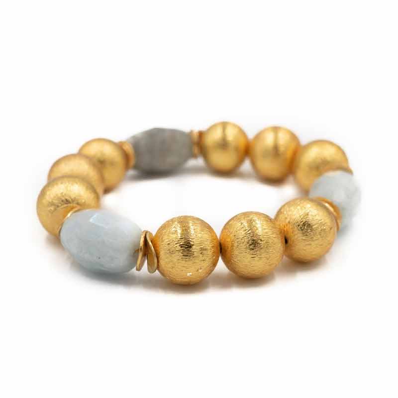 Hazen & Co Madison Bracelet, Aquamarine
