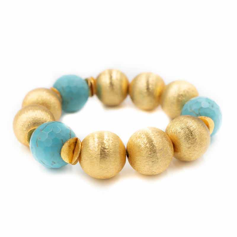 Hazen & Co Madison Large Bracelet, Turquoise