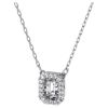 Swarovski Millenia Square Zirconia Necklace, White