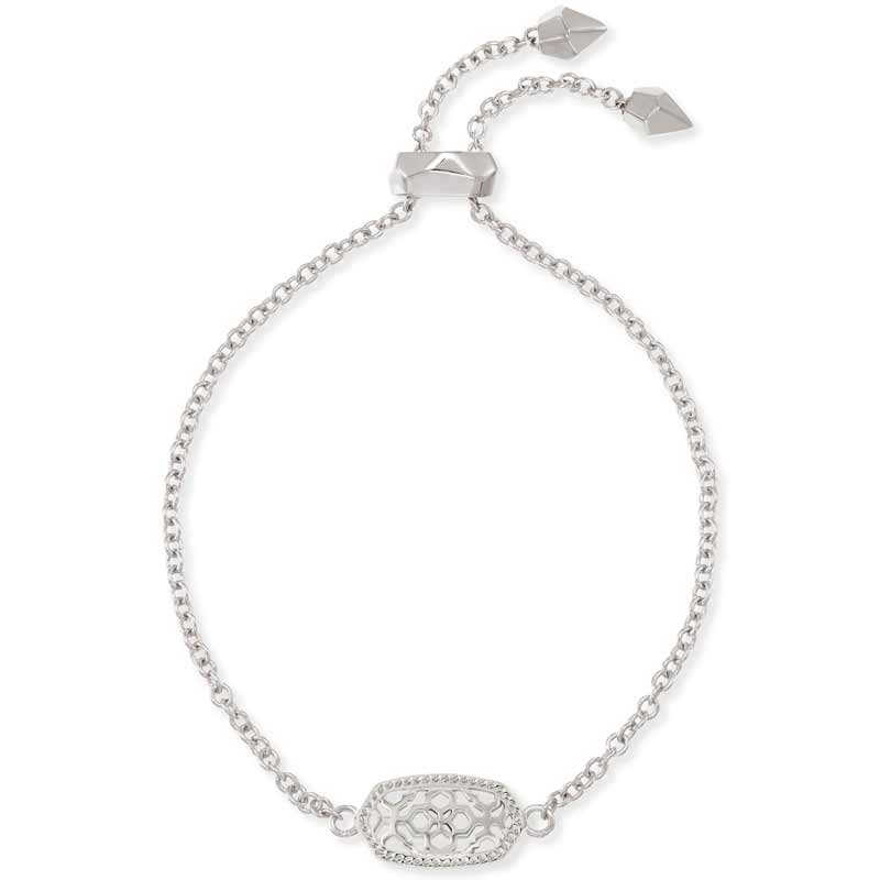 Kendra Scott Elaina Adjustable Bracelet in Silver Filigree