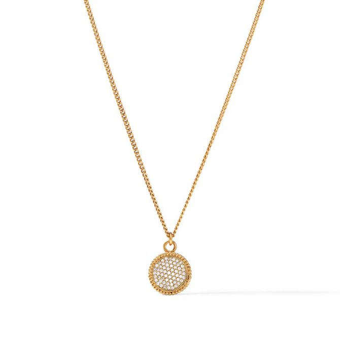 Julie Vos Fleur De Lis Solitaire Necklace in PavÃÂÃÂÃÂÃ¢ÂÂÃÂÃ¢Â