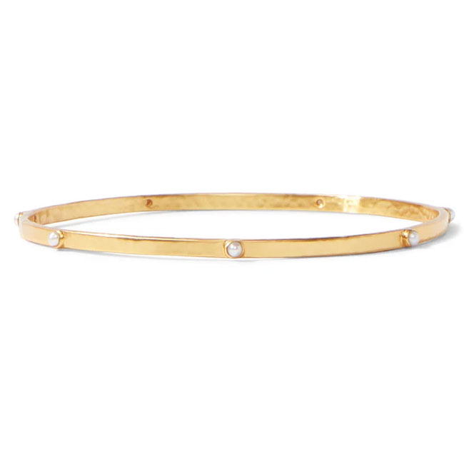 Julie Vos Crescent Pearl Bangle