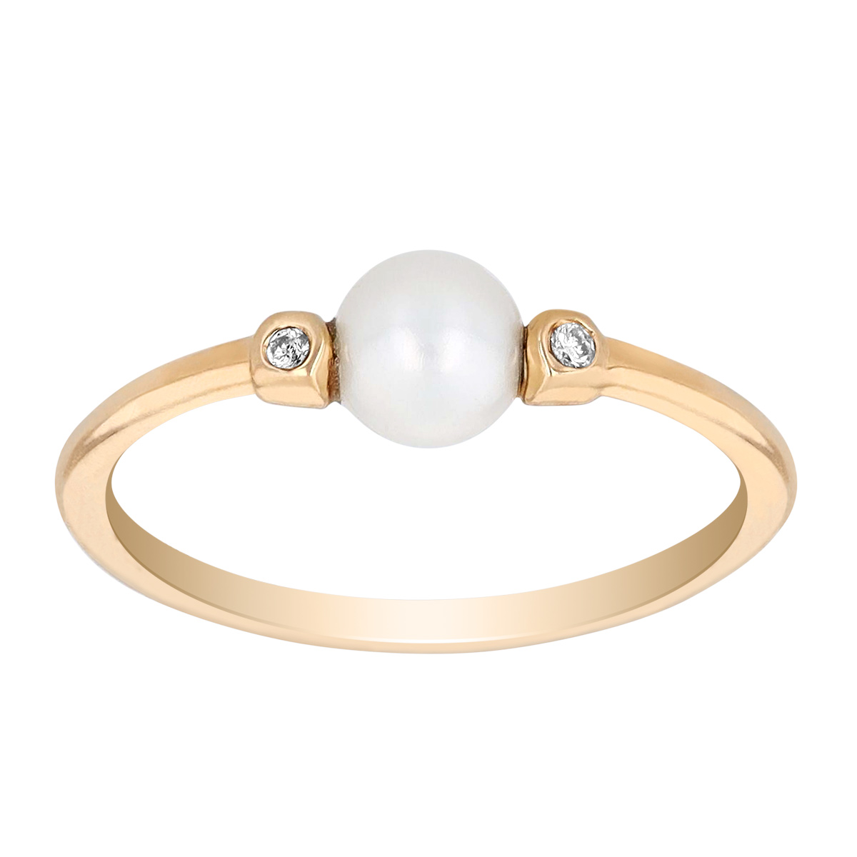 Kendra Scott Cathleen 14k Yellow Gold Band Ring in Pearl