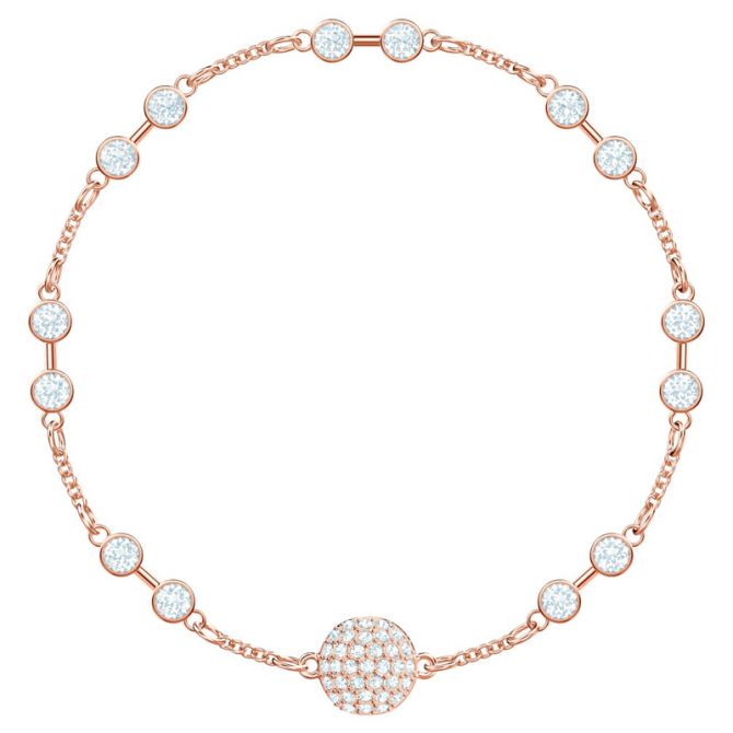 Swarovski Remix Collection Carrier White and Rose Gold Tone