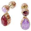 Swarovski Orbita Asymmetrical Drop Cut Crystal Earrings, Multicolor