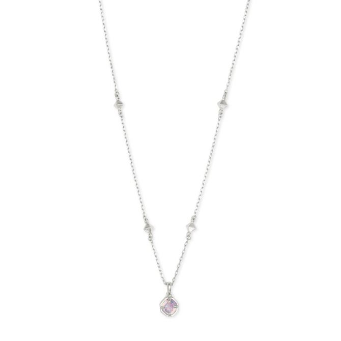 Kendra Scott Ari Heart Pendant Gold Plated Necklace White Kyocera Opal  Minty B1 | eBay