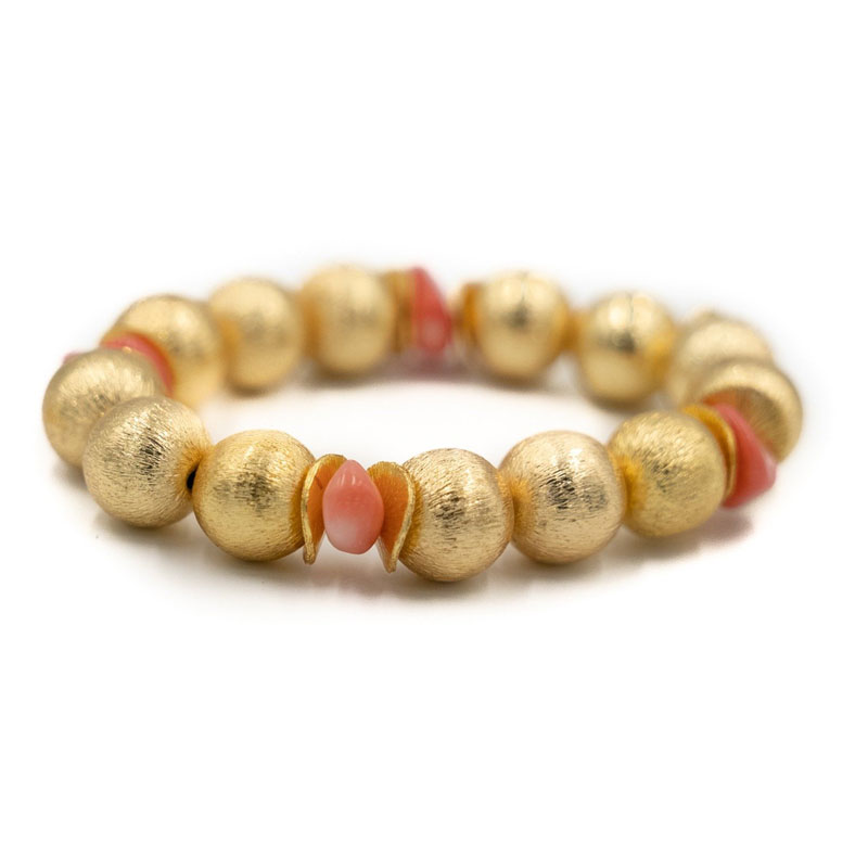 Hazen & Co Madison Bracelet, Coral