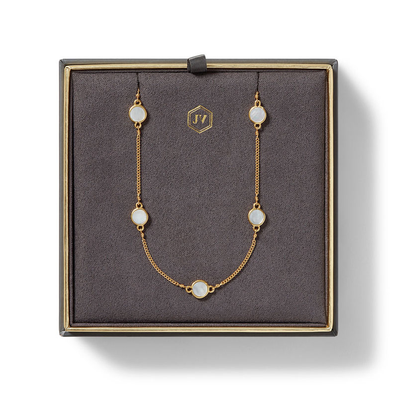 Julie Vos Valencia Delicate Station Necklace
