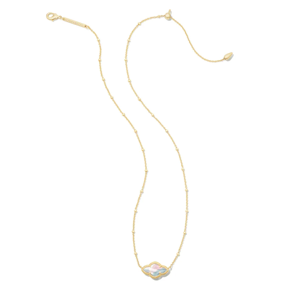Kendra Scott Yellow Gold Plated Abbie Pendant Necklace