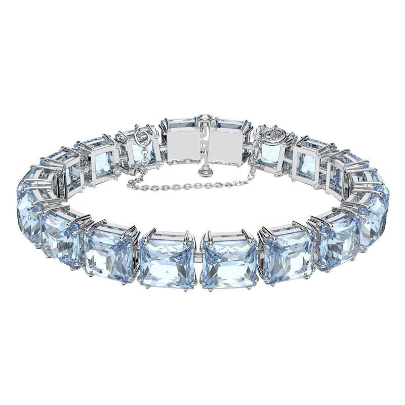 Swarovski Millenia Square Cut Bracelet, Blue