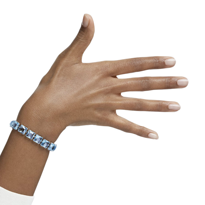 Swarovski Millenia Square Cut Bracelet, Blue