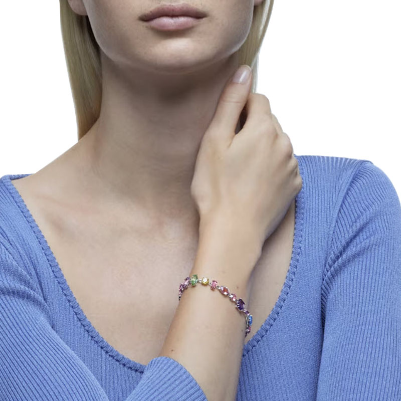 Swarovski Gema Mixed Cuts Bracelet, Multicolored