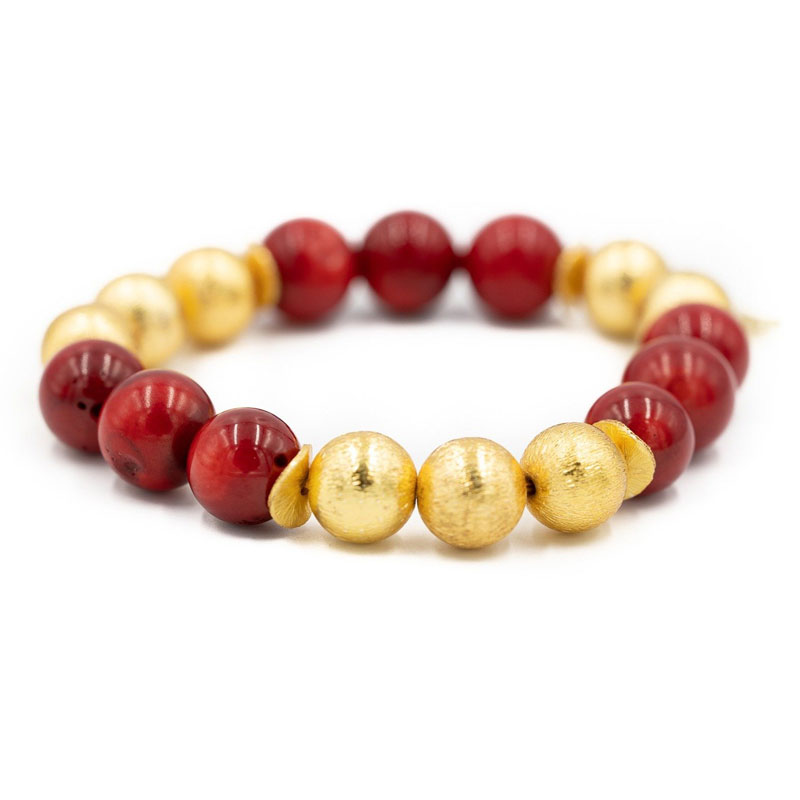 Hazen & Co Molly Bracelet, Red