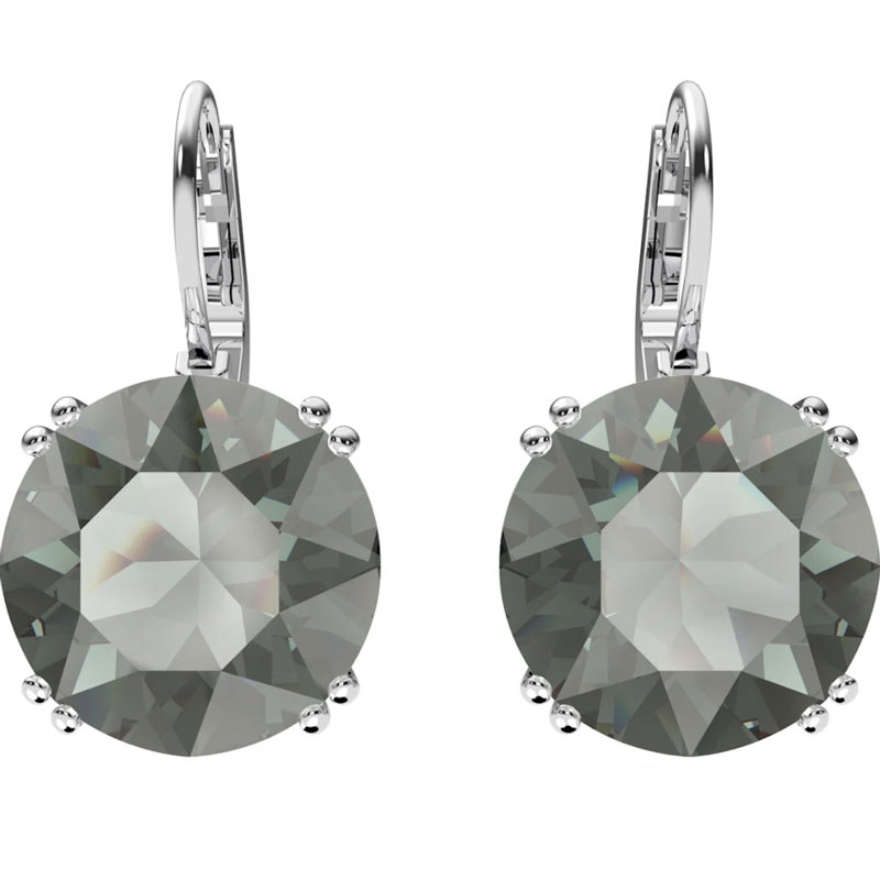 Swarovski Millenia Round Cut Black Crystal Earrings | 5636567 | Borsheims