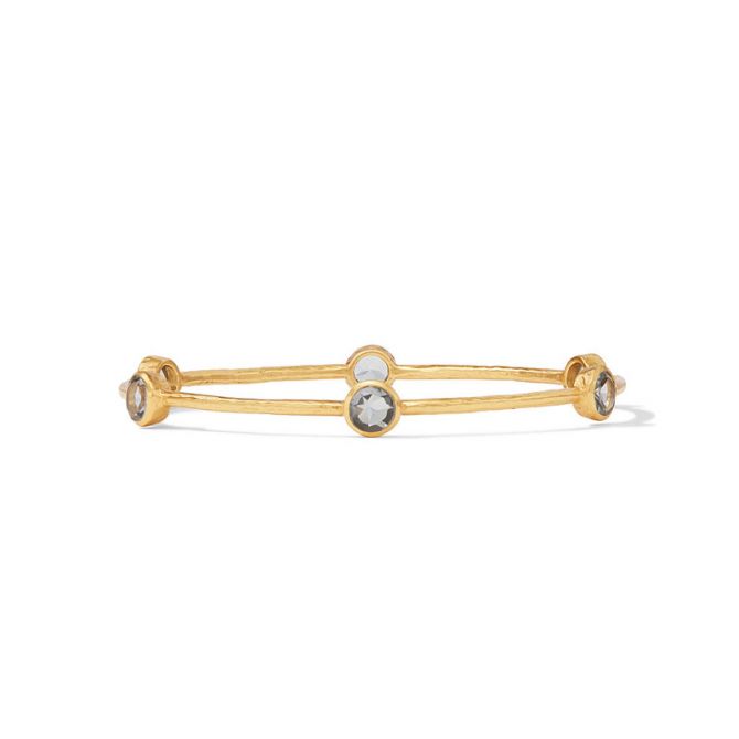 Julie Vos Milano Medium Bangle in Charcoal Blue