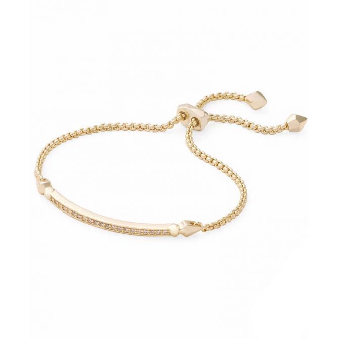 Kendra Scott Ott Adjustable Chain Bracelet in Gold Tone