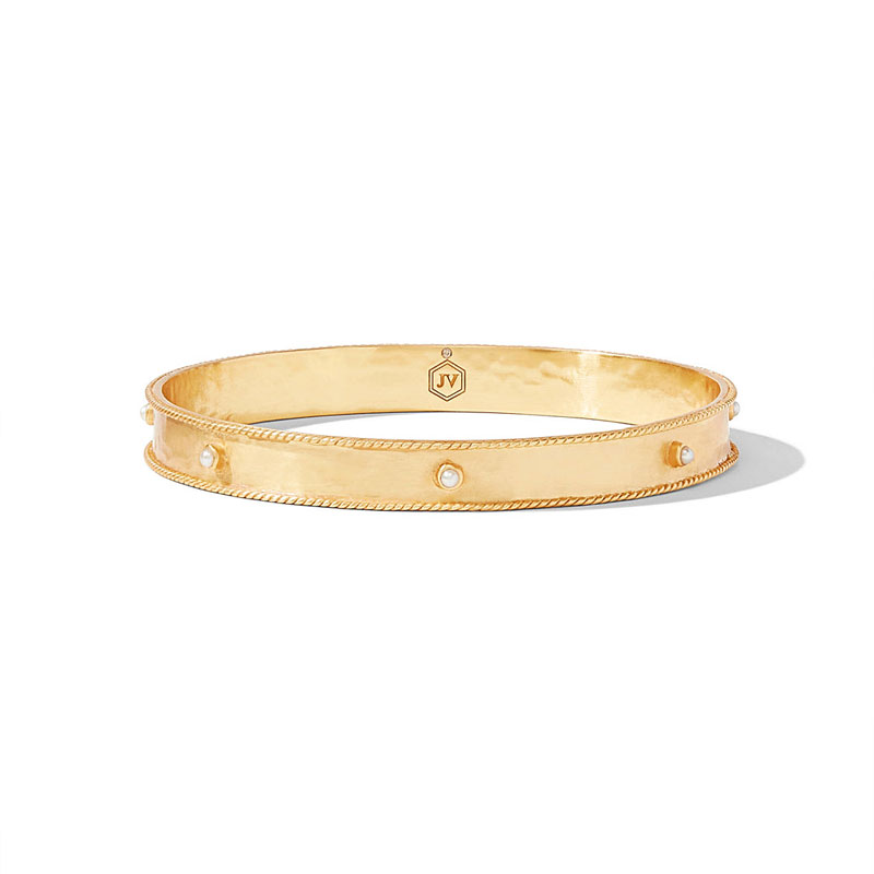 Julie Vos Luxor Bangle in Sapphire