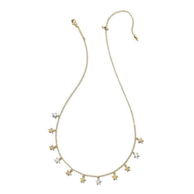 Kendra Scott Sloane Star Strand Necklace in Mixed Metal