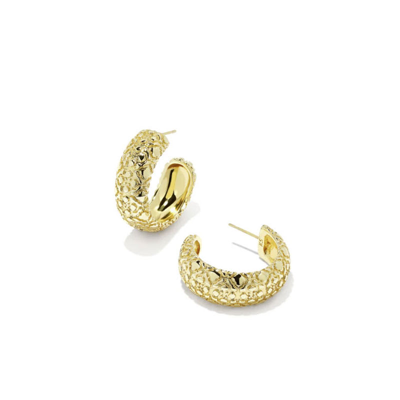 Kendra Scott Harper Small Hoop Earrings in Gold Tone 9608801869
