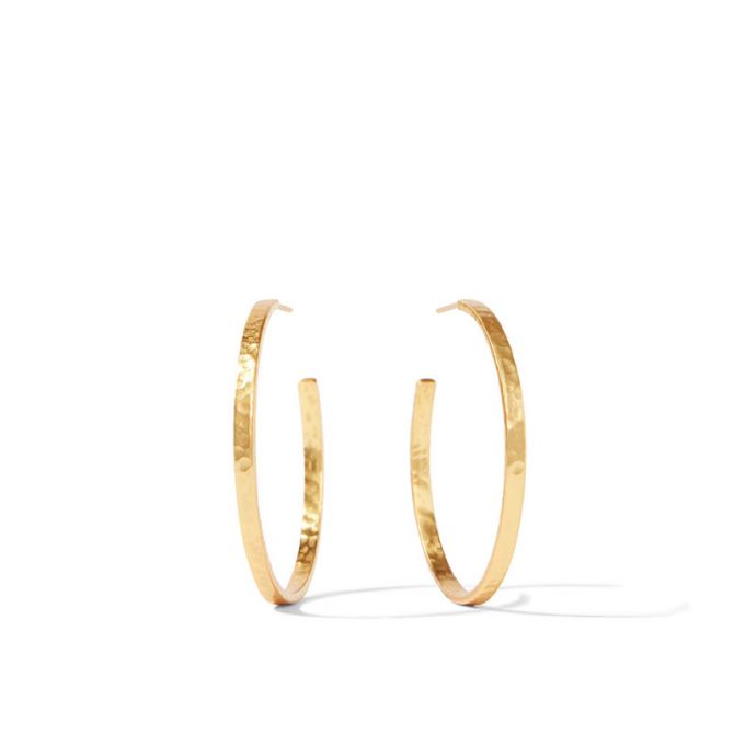 Julie Vos Crescent Medium Hoop Earrings