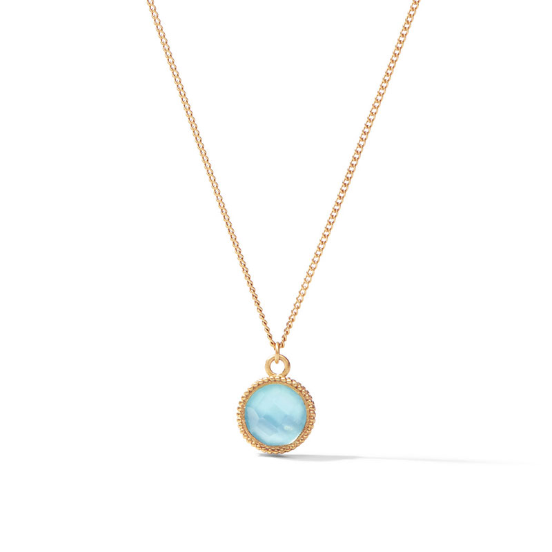 ANTONIA SOLITAIRE NKLC GLD BAHAMIAN BLUE main image 1