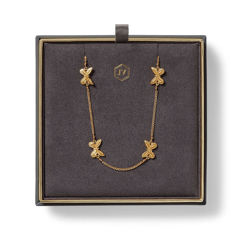 Julie Vos Butterfly Delicate Station Necklace