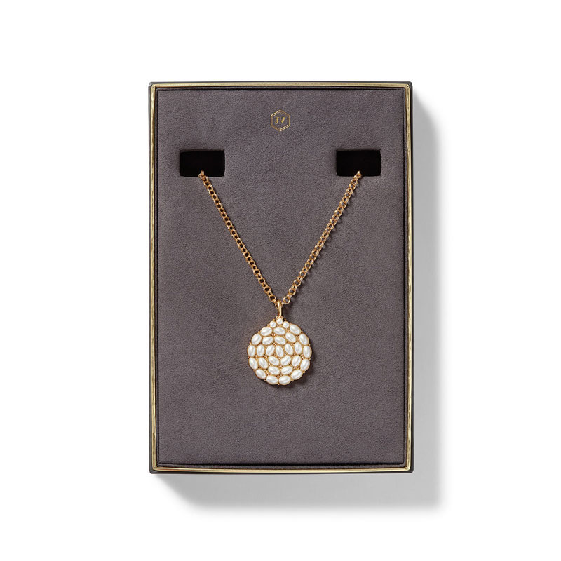 Julie Vos Mykonos Pendant in Pearl