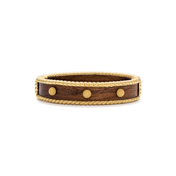Capucine De Wulf Small Hinged Cuff, Teak