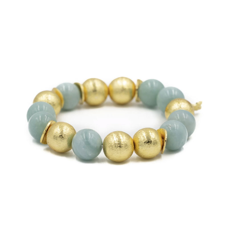Hazen and Co Amalia Bracelet, Amazonite