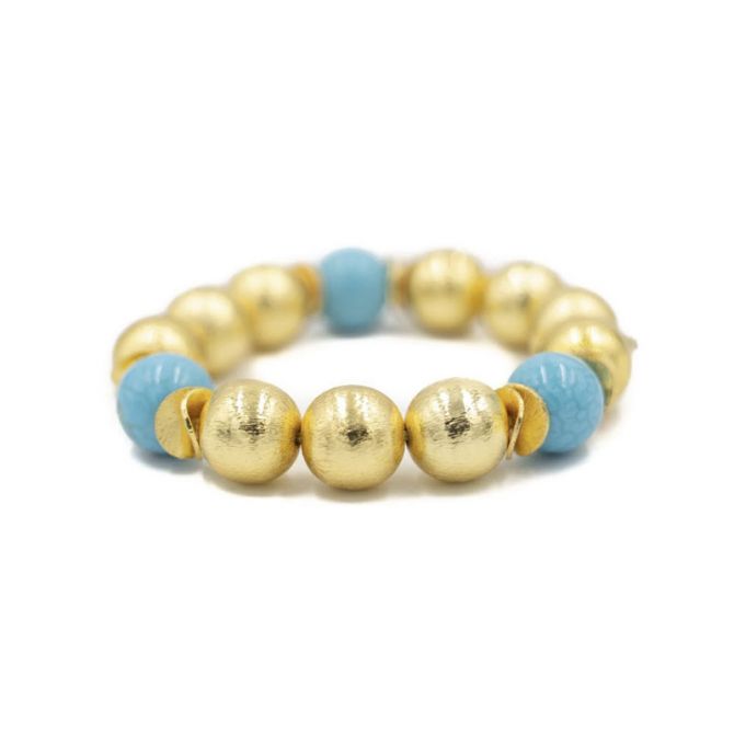 Hazen and Co Madison Bracelet, Smooth Turquoise