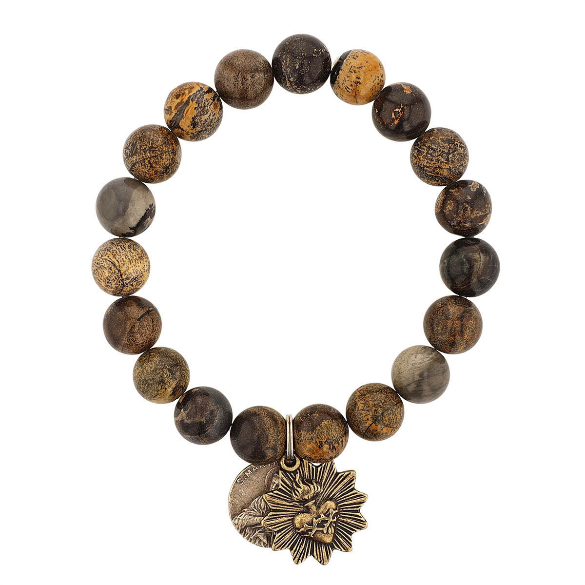10mm Artistic Jasper Bracelet