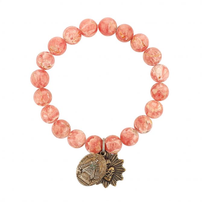 10mm Argentinian Rhodochrosite Bracelet